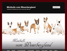 Tablet Screenshot of minibulls-vom-weserbergland.com